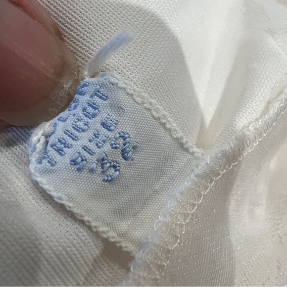 Vintage Vanity Fair Nightgown Ivory Nylon USA Sleeveless Bust 32, Small - Picture 3 of 7